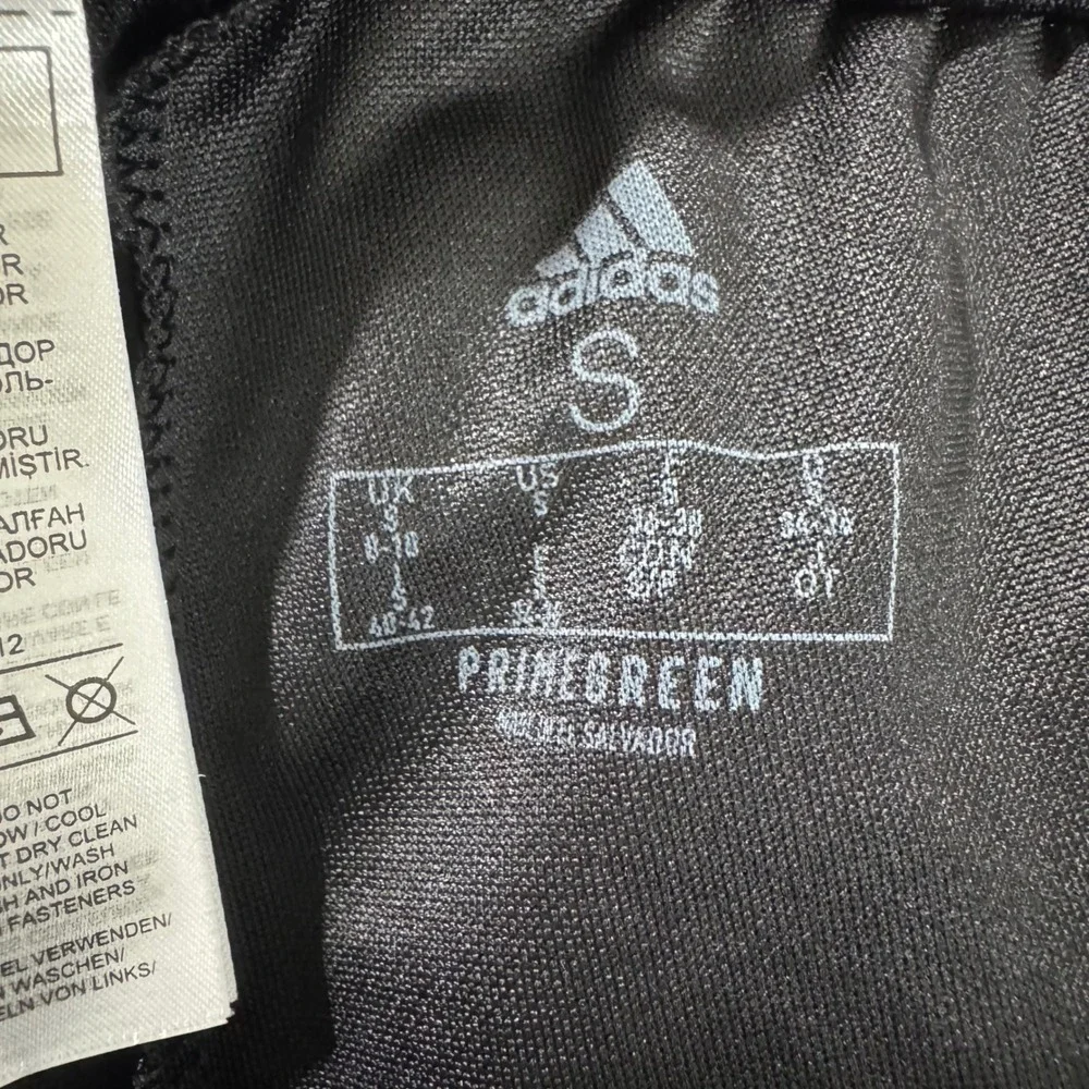 Adidas Primegreen Aeroready Track Pants Mens Small Black Grey 3-Stripe Joggers